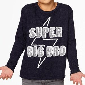 Chaser Boy’s Super Big Bro Long Sleeve Tee Size 6 NWOT